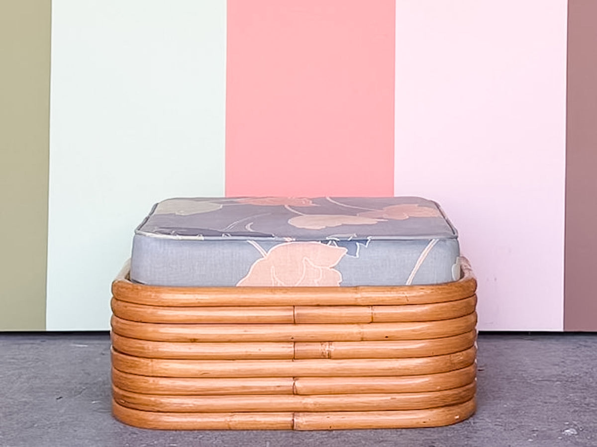 Frankl Style Rattan Ottoman