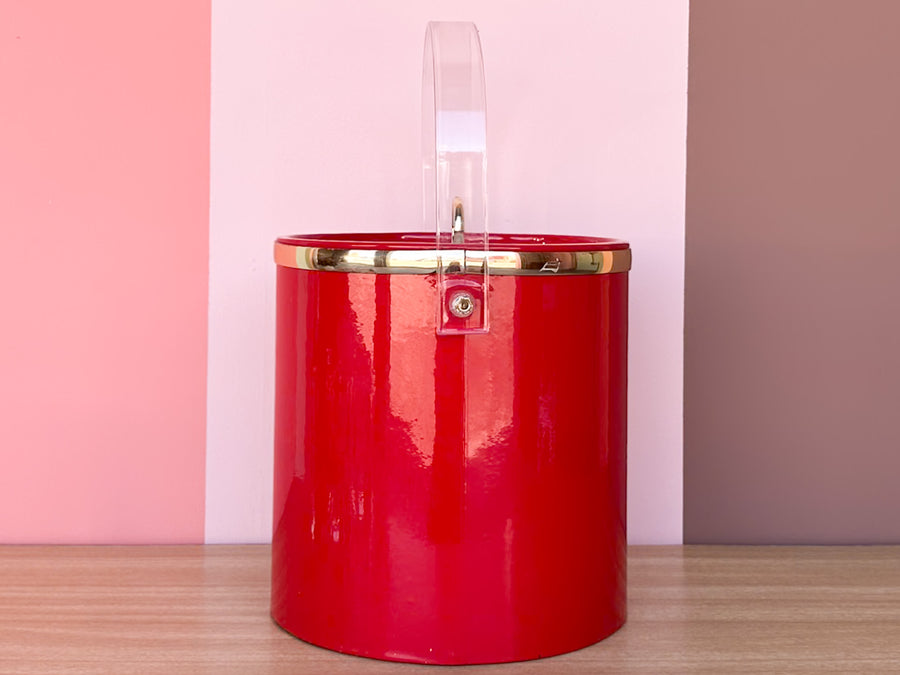 Holiday Ice Bucket and Glassware Set