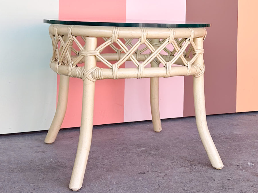 Ficks Reed Round Side Table