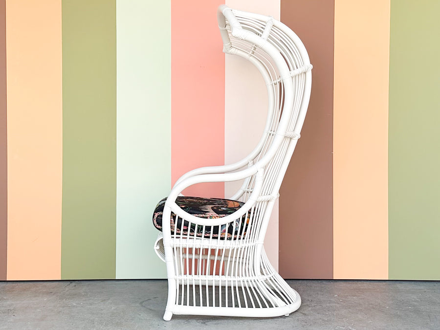 Fab Hooded Rattan Chair