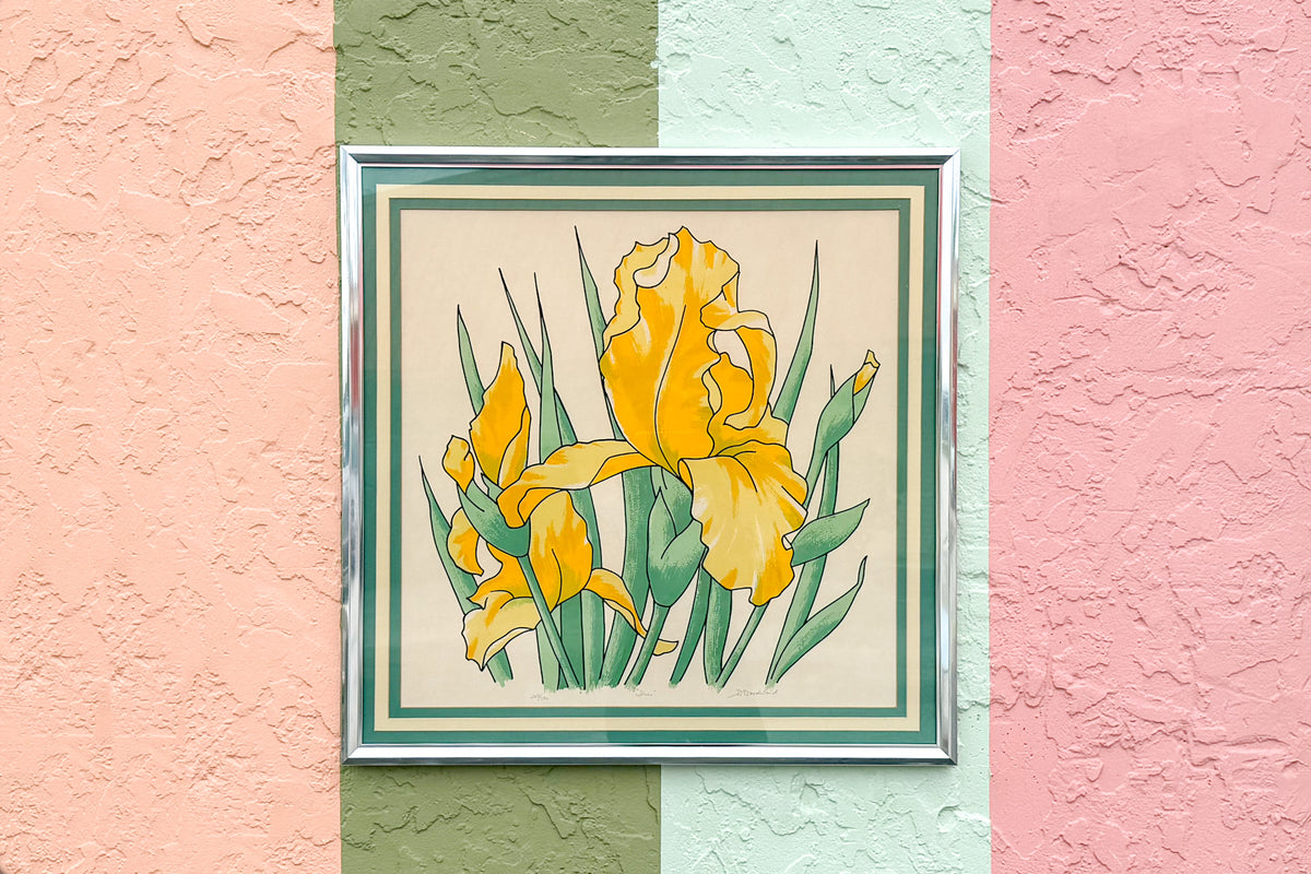 Bright Iris Signed Original Art