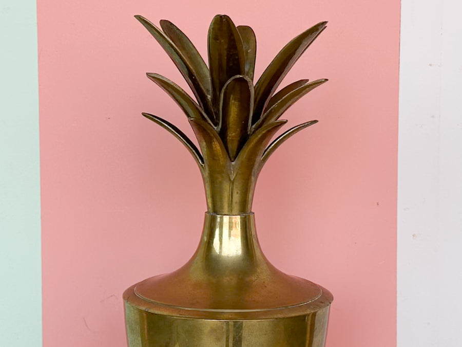Brass Pineapple Ice Bucket
