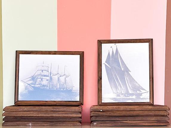 Sailing Ships Photo Reproduction Framed Art