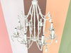 Faux Bamboo Pagoda Chandelier