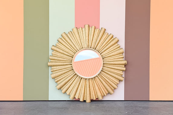 Regency Style Sunburst Mirror