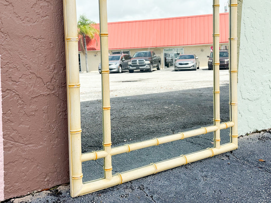 Chippendale Faux Bamboo Mirror