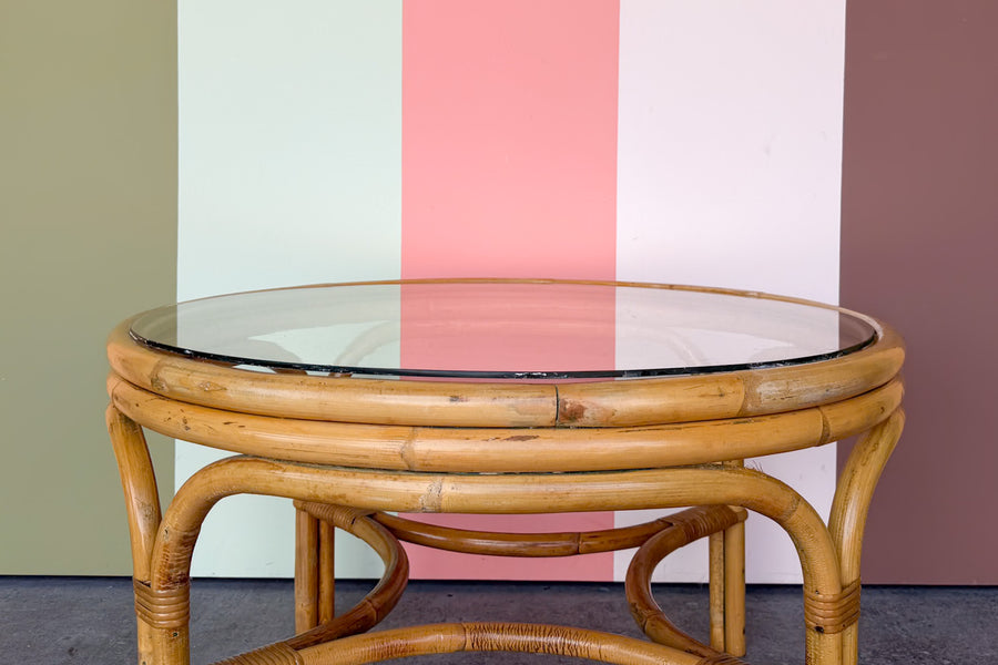 Island Chic Rattan Coffee Table