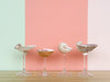 Set of Four Shell Chic Coupes