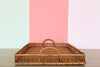 Pair of Woven Rattan Trays