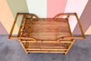 Old Florida Rattan Bar Cart