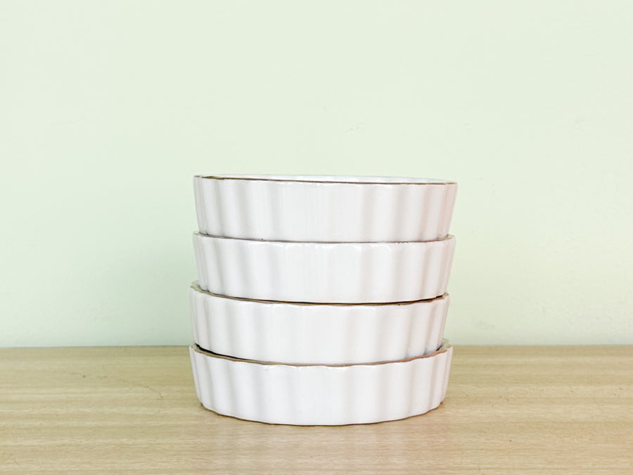 Set of Four Decoupage Shell Coasters