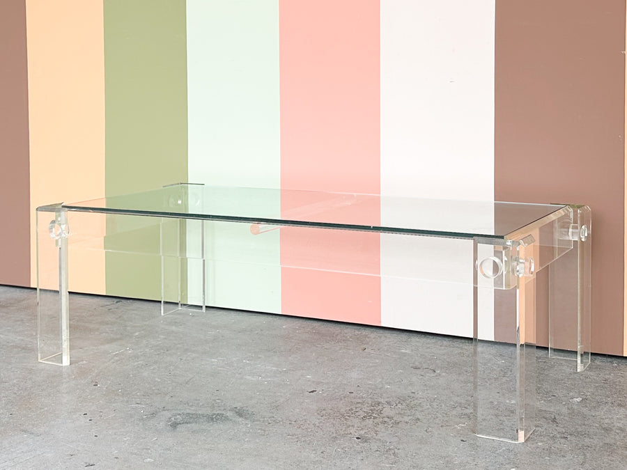 Lucite Coffee Table