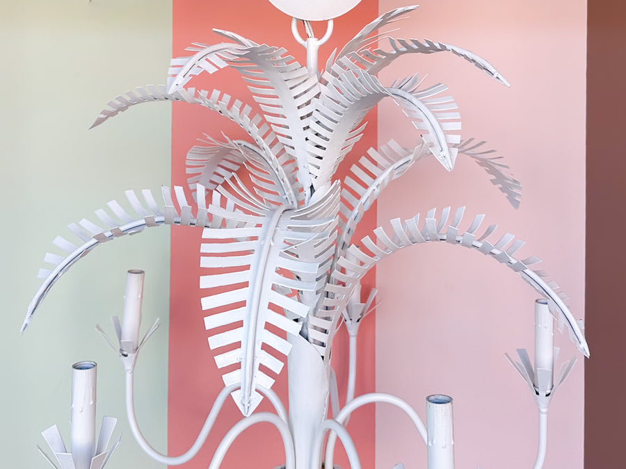 Currey and Company Palm Chandelier