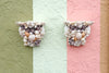 Pair of Large Shell Chic Wall Shelves
