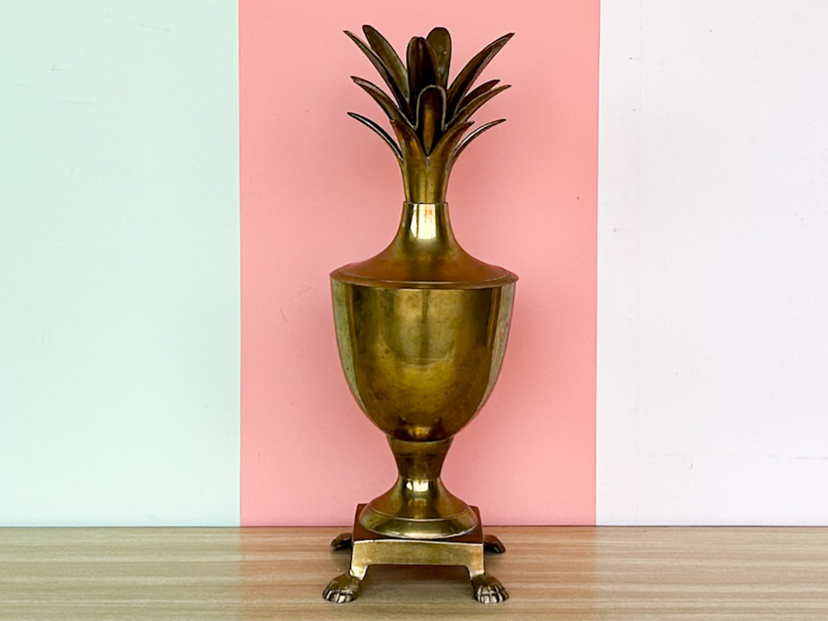 Brass Pineapple Ice Bucket