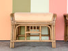 Pair of Rattan Ottomans