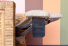Coastal Chic Rattan Wrapped Reclining Lounge Chair