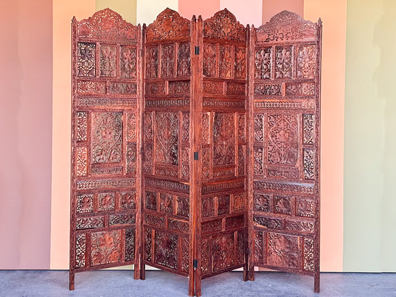 Four Panel Moroccan Screen