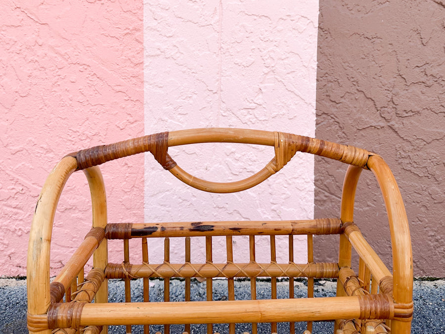 Rattan Magazine Rack
