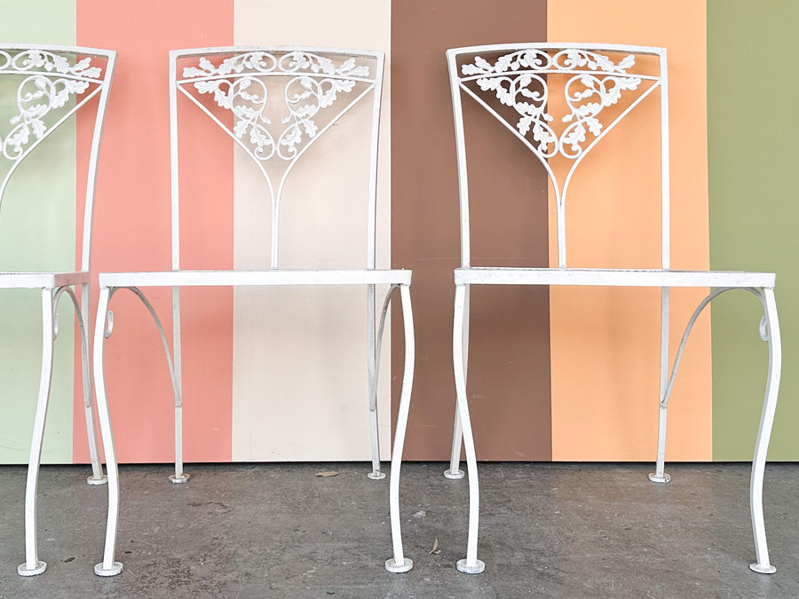 1950s Russell Woodard Wrought Iron Dining Set