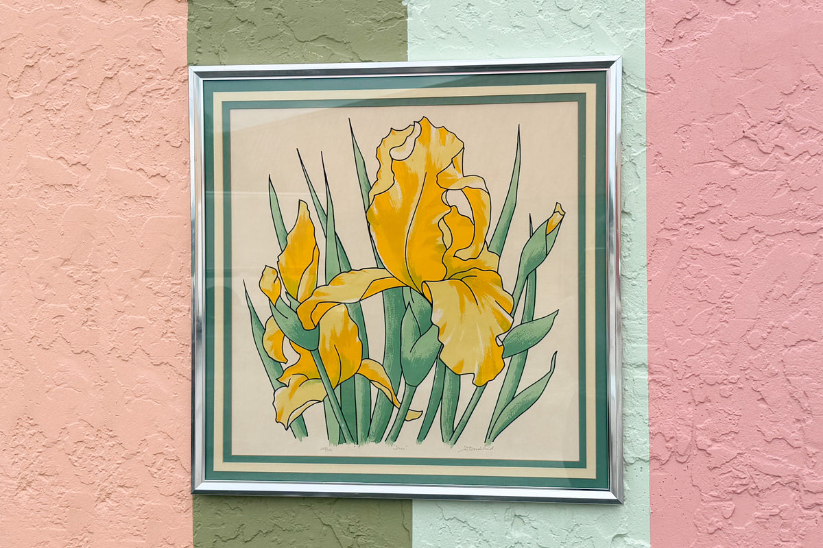 Bright Iris Signed Original Art
