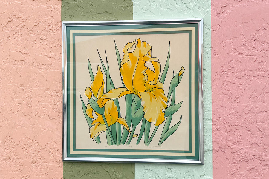 Bright Iris Signed Original Art