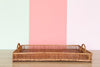 Pair of Woven Rattan Trays