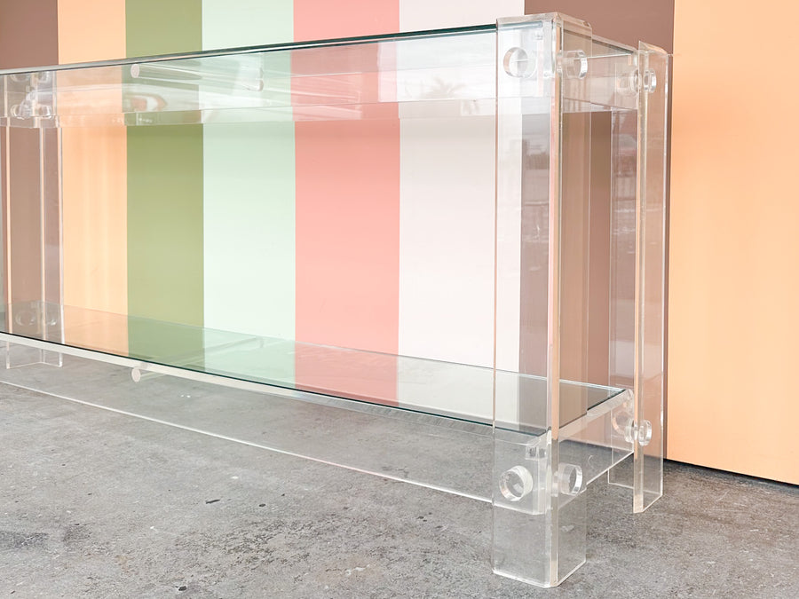 Fab MCM Lucite Console