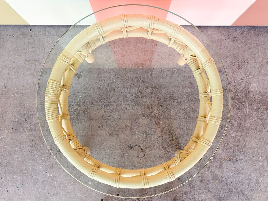 Ficks Reed Round Side Table