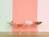 Set of Four Shell Chic Coupes