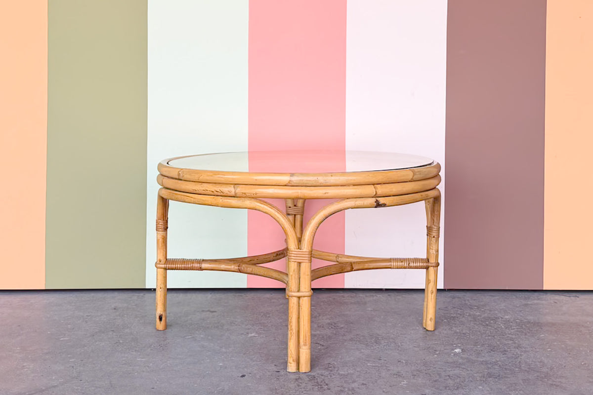 Island Chic Rattan Coffee Table