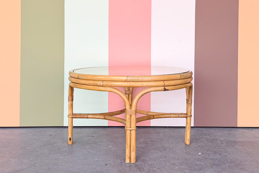 Island Chic Rattan Coffee Table