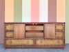 Handsome Drexel Faux Bamboo Credenza