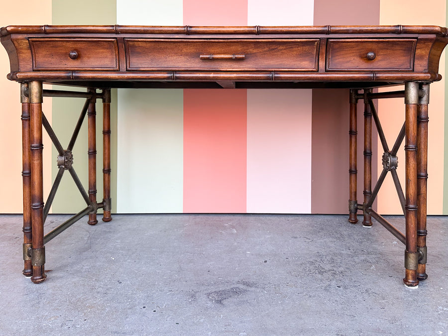 Handsome Faux Bamboo Desk