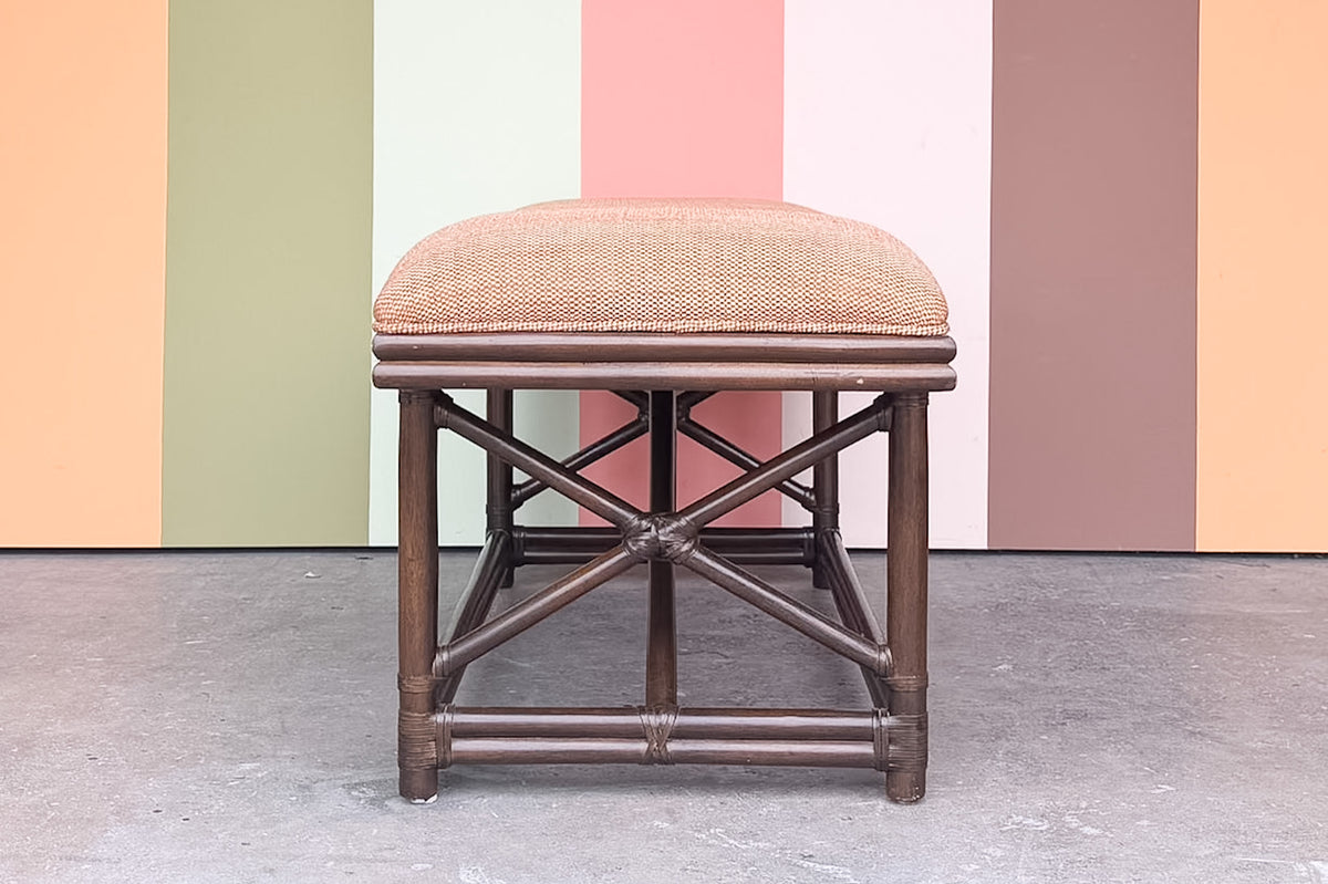 Handsome Rattan Bench