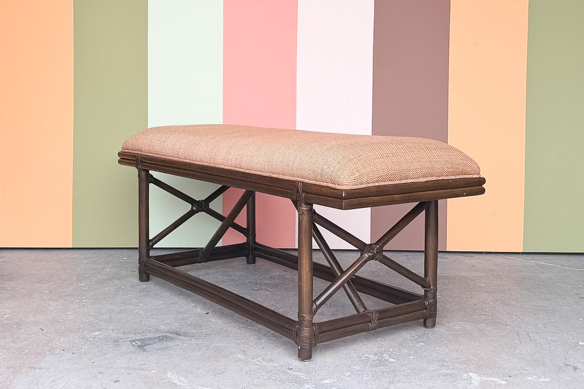 Handsome Rattan Bench
