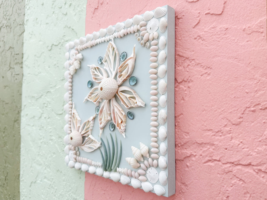 Coastal Blue Shell Panel