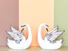 Pair of Italian Ceramic Swans