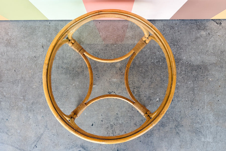 Island Chic Rattan Coffee Table