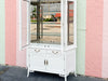 Newly Painted Faux Bamboo Greek Key Century Cabinet