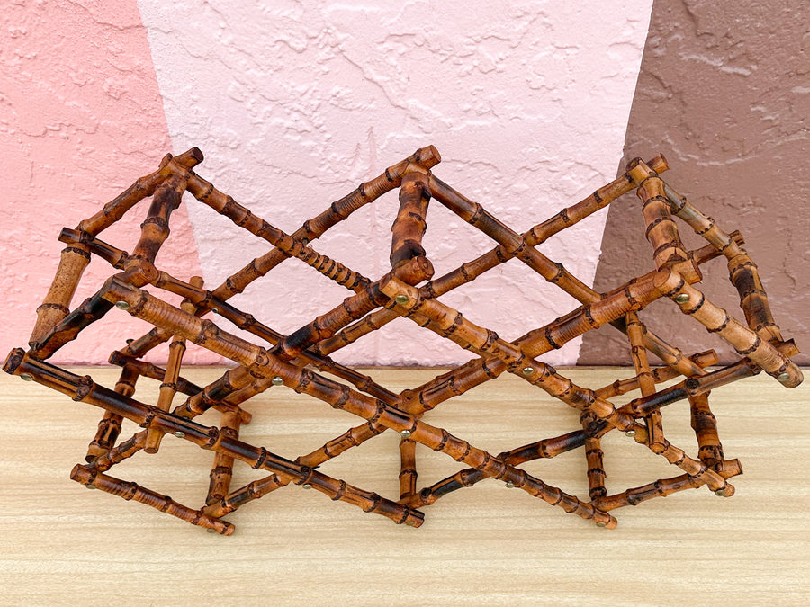 Expanding Bamboo Wine Rack