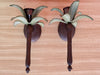 Pair of Palm Tree Wall Sconces