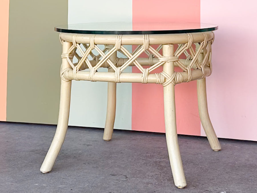 Ficks Reed Round Side Table