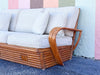 Old Florida Rattan Sofa