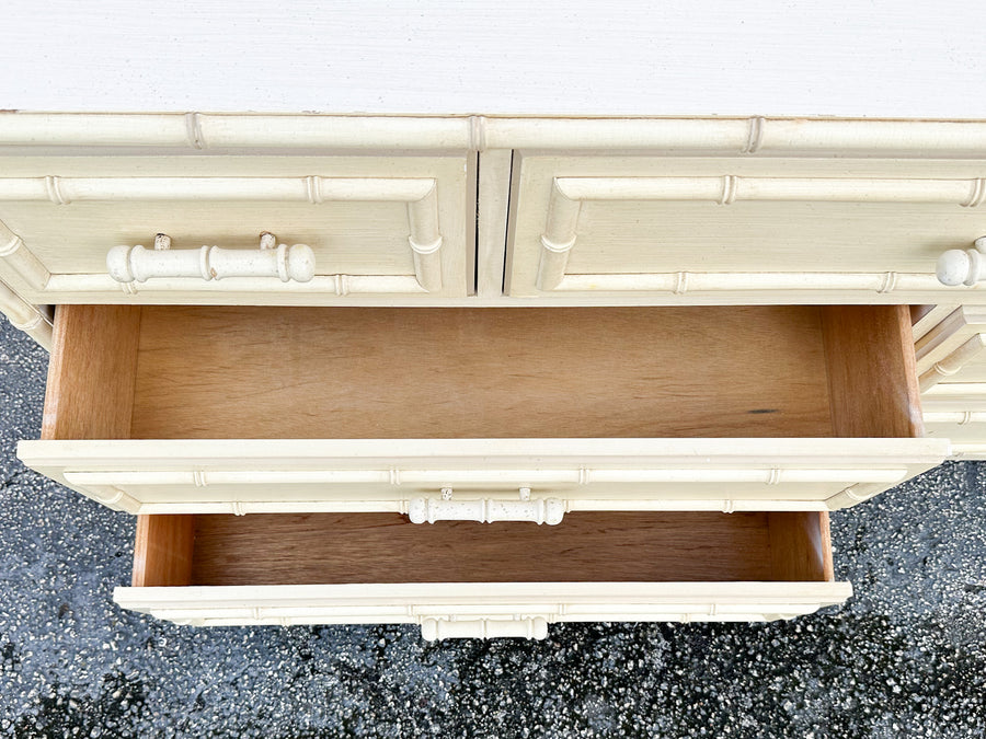 Faux Bamboo Dresser