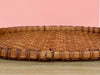 Set of Five Woven Rattan Trays