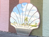 Pink Clam Shell Mirror