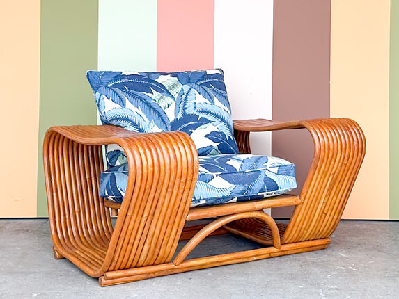 Fabulous Twelve Band Rattan Chair