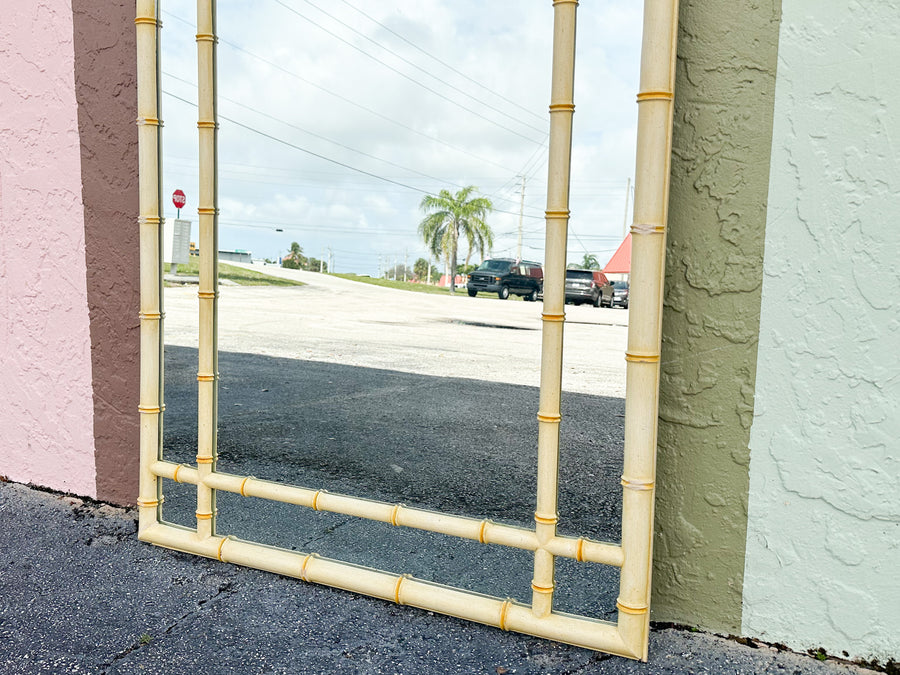 Chippendale Faux Bamboo Mirror