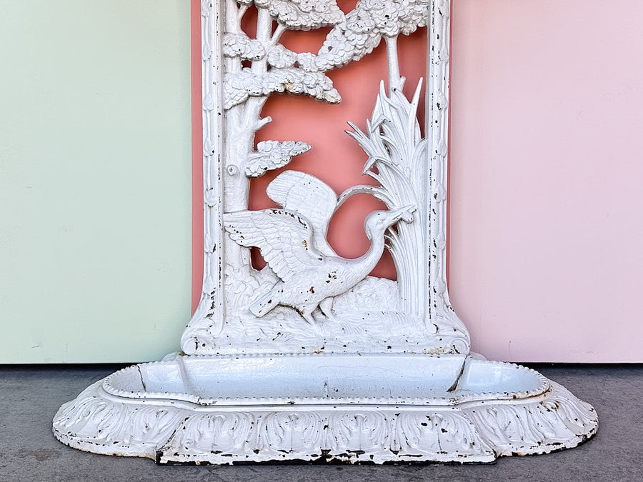 Palm Beach Style Wrought Iron Umbrella Stand
